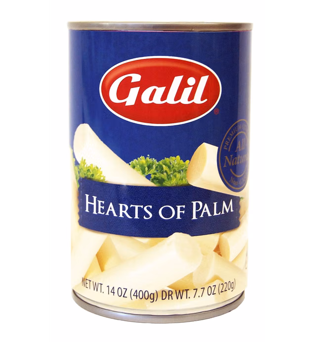 Galil Whole Hearts of Palm, All Natural/Non-GMO, 14 Ounce (Pack of 12)