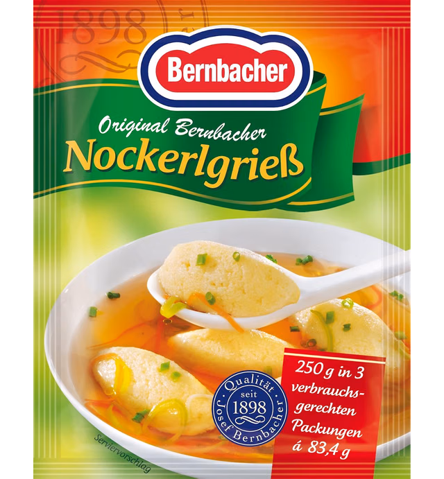 Bernbacher Nockerlgriess Dumpling Packet, 8.75 Ounce