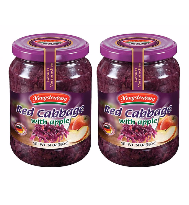Hengstenberg Cabbage Red Apple, 24 oz (2-Pack)