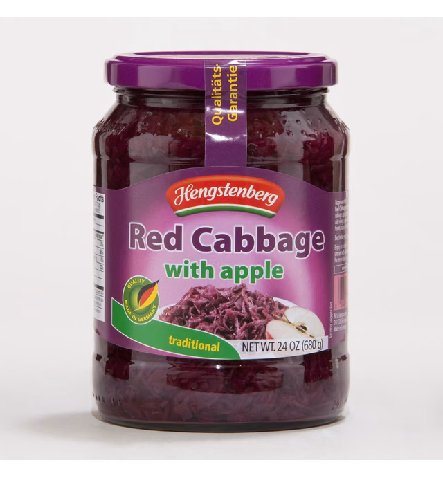 Hengstenberg Red Cabbage with Apples 24 oz (Pack of 3)3