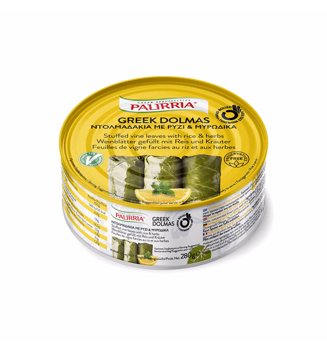 Palirria Stuffed Vine Leaves 280 Gram Can