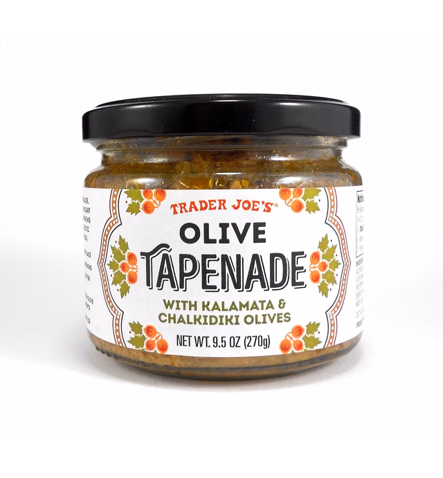 Trader Joe's Olive Tapenade with Kalamata & Chalikidiki Olives Spread 9.5 Oz. (Single)