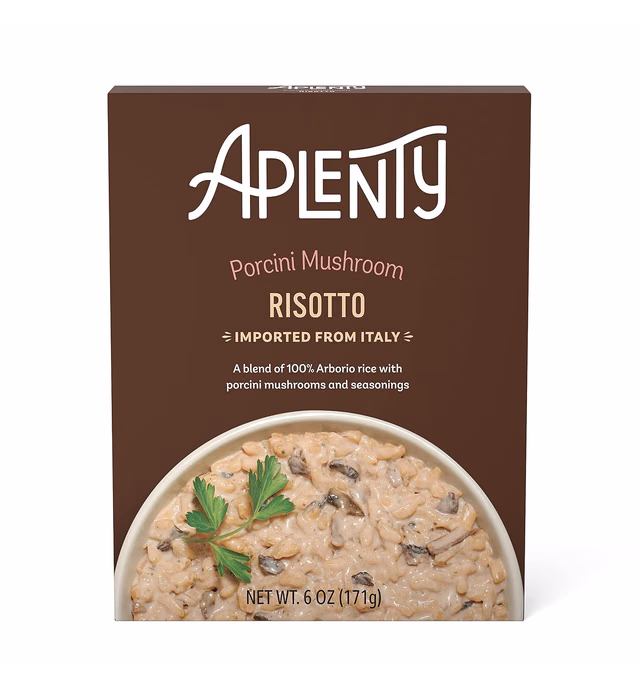 Amazon Brand - Aplenty, Porcini Mushroom Risotto, 6 oz
