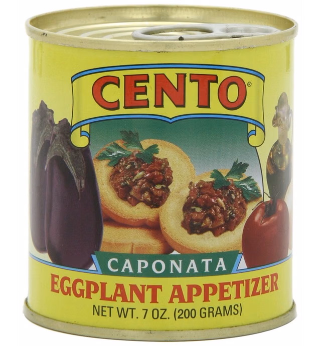 Cento - Imported Italian Eggplant Caponata, (4)- 7 oz. Cans