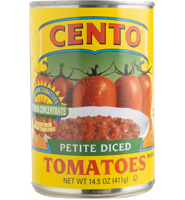 Cento Petite Diced Tomatoes, 15 Ounce (Pack of 12)