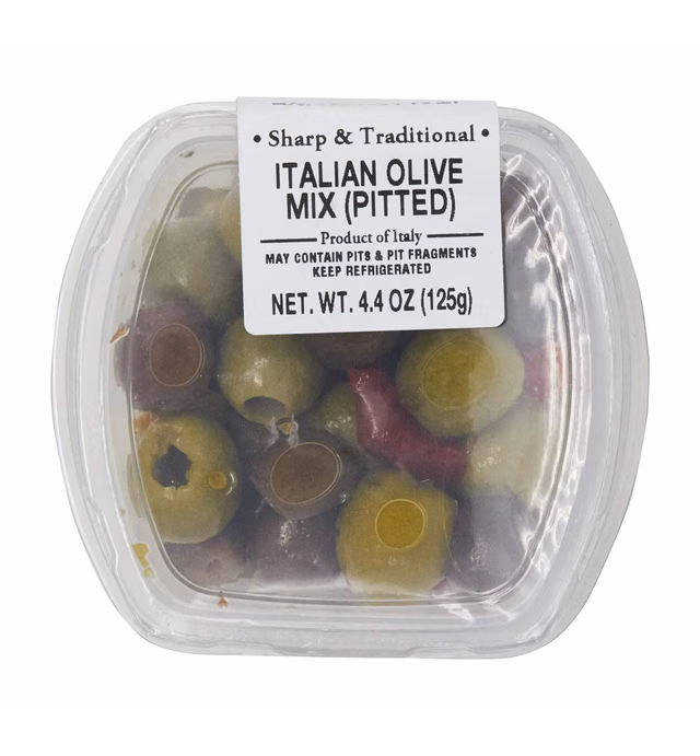 Sudopo Fresh Pack Italian Olive Mix Pitted, 4.4 Oz