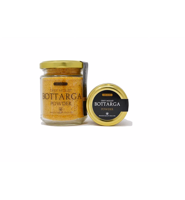 Mr Moris Bottarga Premium Quality Kosher Powder Made in Italy (Grey Mullet Roe) (2.5Oz - 70Gr)