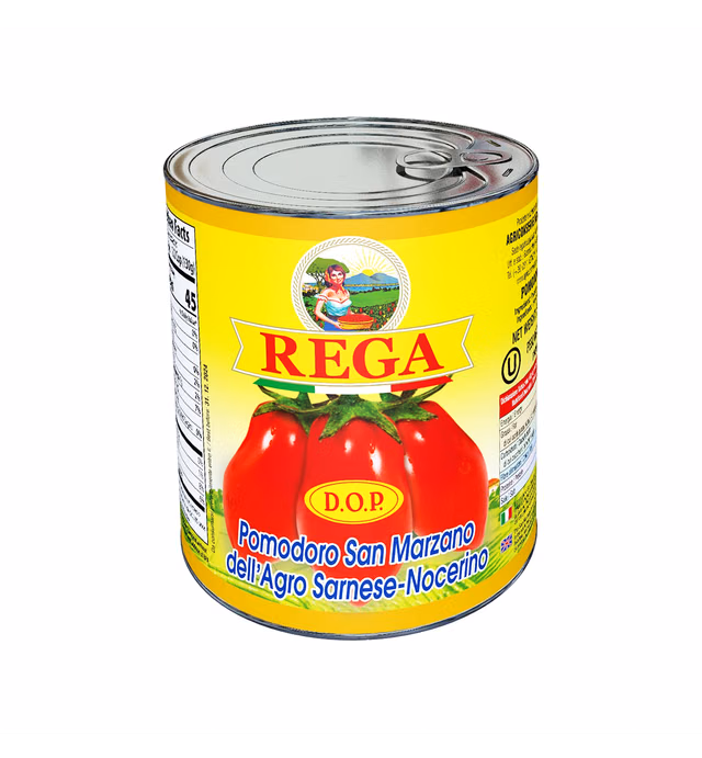 Rega San Marzano DOP Tomato Pack of 4 (28 Oz / 1 Lb 12 Oz Each), Imported From Italy