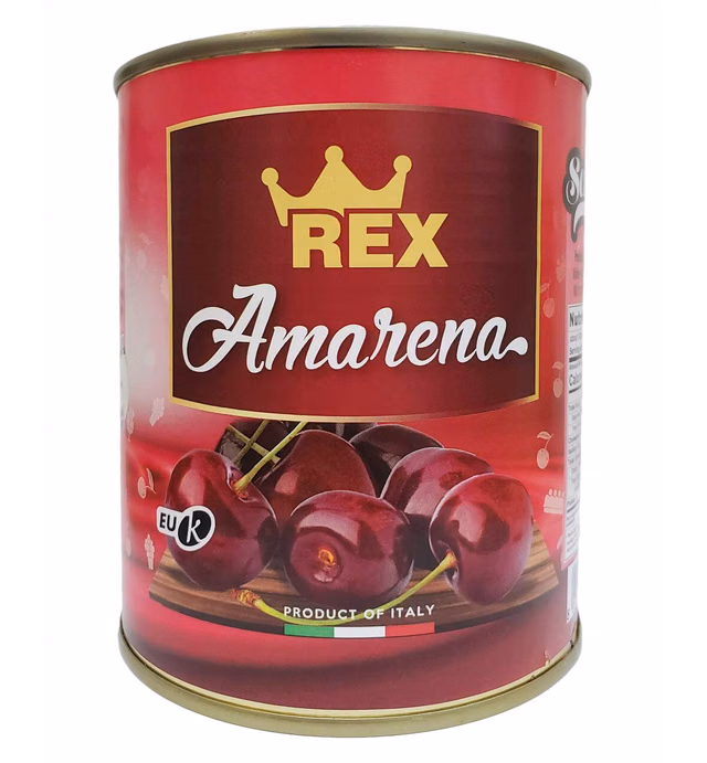 REX Amarena Cherries in Syrup, 35.27 Ounce