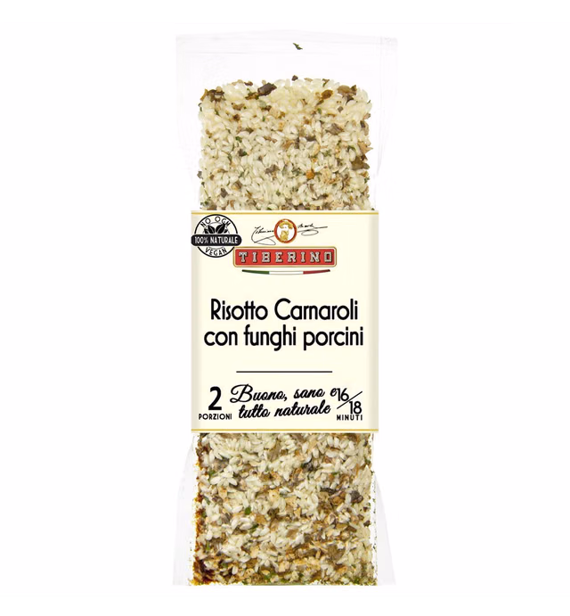 Tiberino's Real Italian Meals - Risotto with Porcini Mushroom