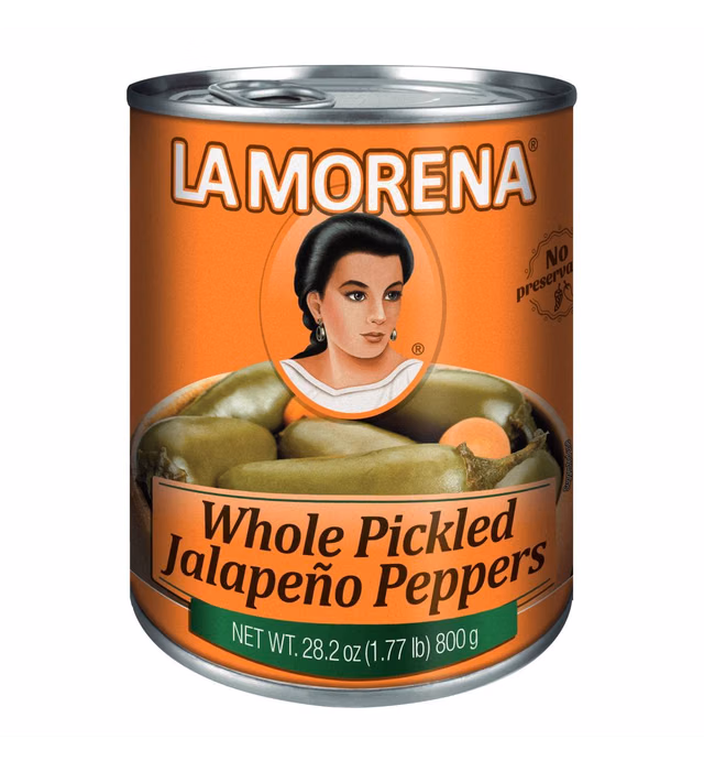 La Morena Whole Jalapeño, 28.2 oz