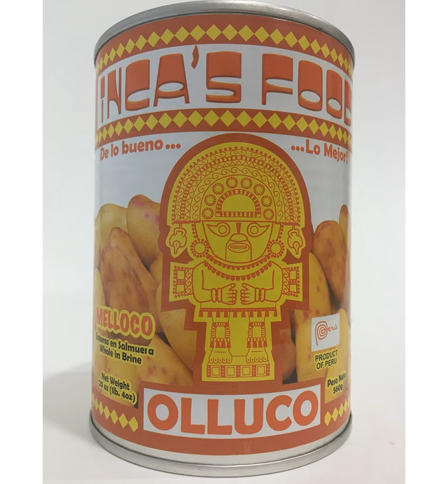 Inca's Food Olluco/ Melloco- Enteros en Salmuera/Whole in Brine 20oz - Product of Peru