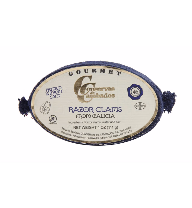 Navajas - Premium Razor Clams in Brine