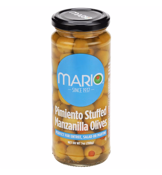 Mario Camacho Foods Manzanilla Stuffed with Pimiento, 7.0 Fluid Ounce