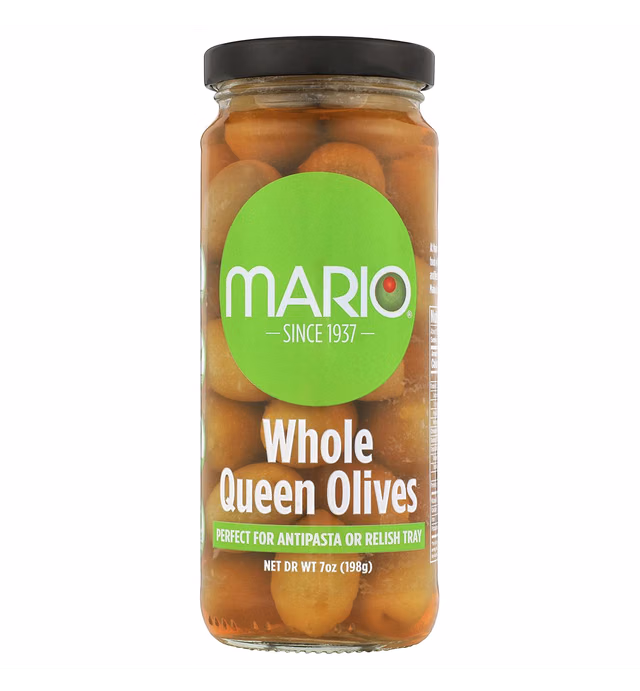 Mario Camacho Foods Whole Spanish Queen Olives, 7 Ounce