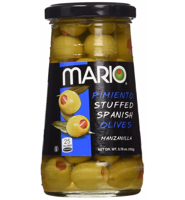 Mario Camacho Foods Manzanilla Olives Stuffed with Minced Pimiento, 5.75 Ounce (Pack of 12)