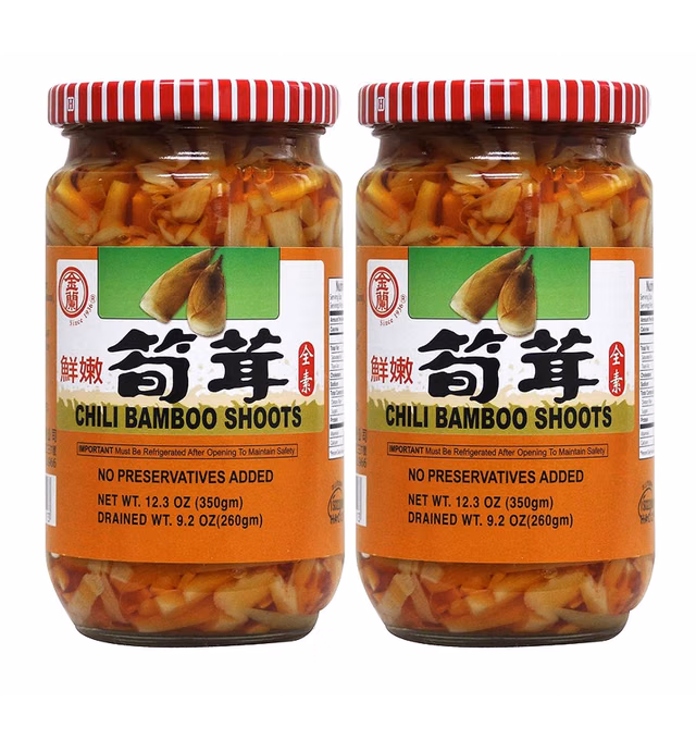 Kimlan Chili Bamboo Shoots (2 Pack, Total of 700g)