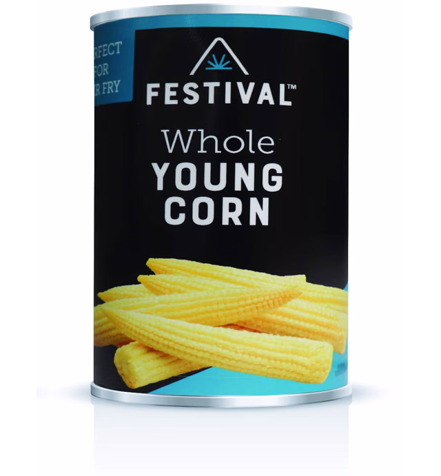Festival Whole Baby Corn - Extra Fancy, 15-Ounce (Pack of 12)