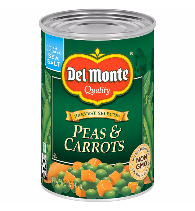Del Monte Peas & Carrots, 14.5 Oz