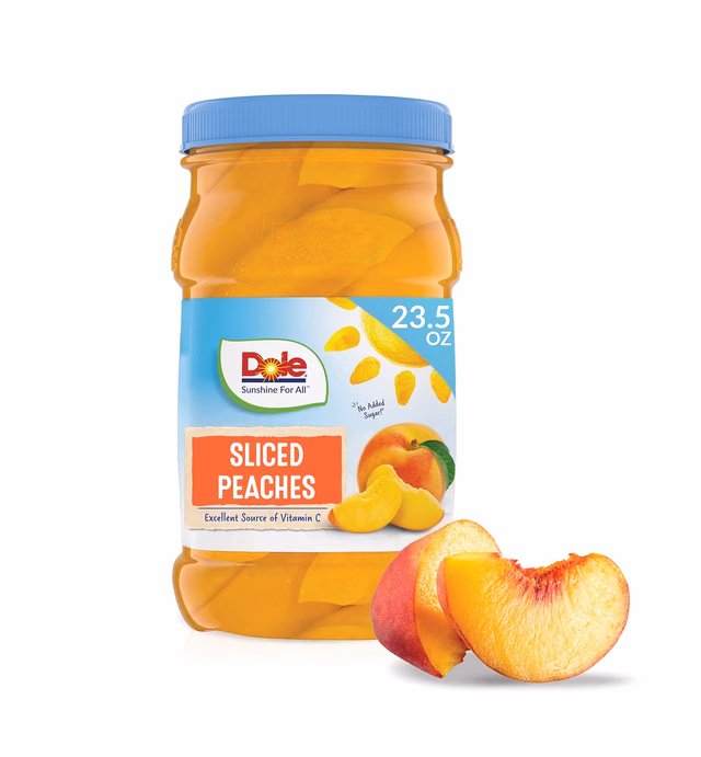 Dole Sliced Peaches, 23.5 Oz