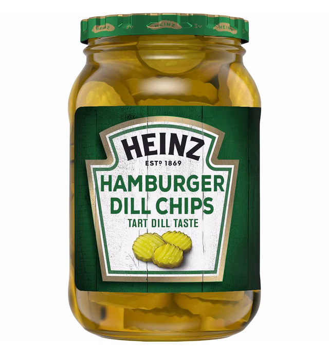Heinz Hamburger Dill Pickle Chips (16 fl oz Jar)