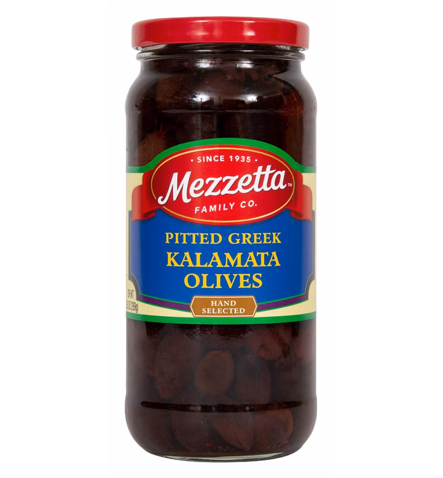 Mezzetta Kalamata Olives, Pitted, 9.5 Ounce