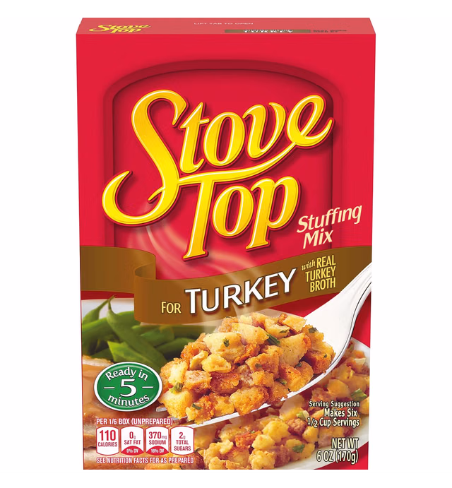 Stove Top Turkey Stuffing Mix (6 Oz Boxes, Pack of 12)