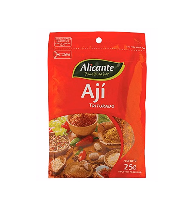Alicante Aji Triturado 25 grs