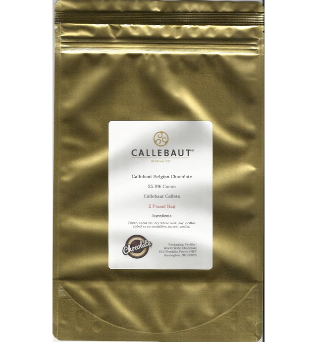 Callebaut White Callets 25.9 % (2 lb)