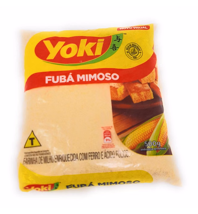 Yoki Fine Cornmeal, Fubá Mimoso Yoki, 17.6 Oz