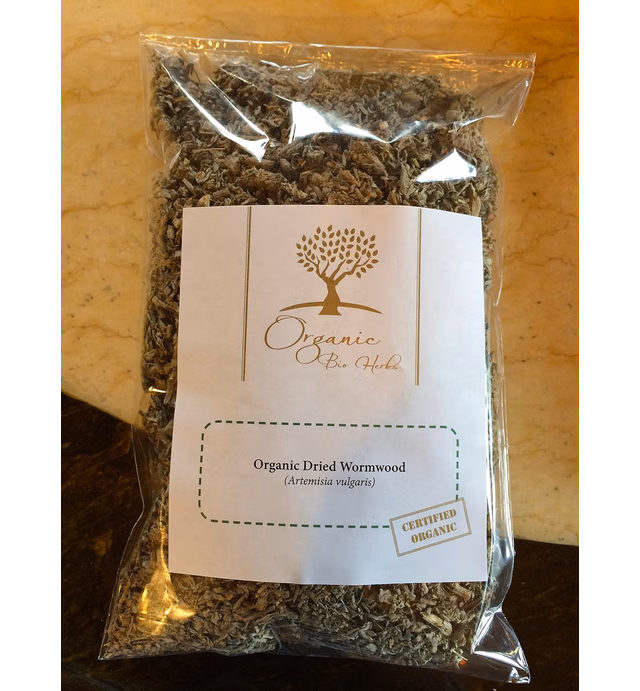 Organic Bio Herbs-Organic Dried Wormwood/Mugwort (Artemisia Vulgaris) 2 Oz.