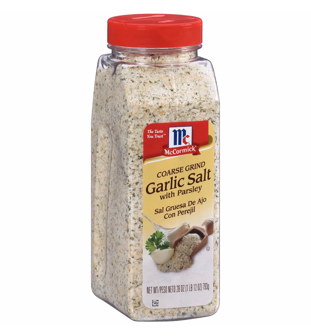 McCormick Coarse Grind Garlic Salt With Parsley, 28 oz