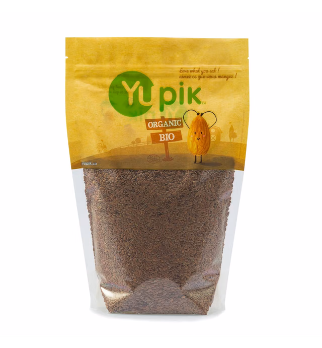 Yupik Organic Flax Seeds, Brown, 2.2 lb