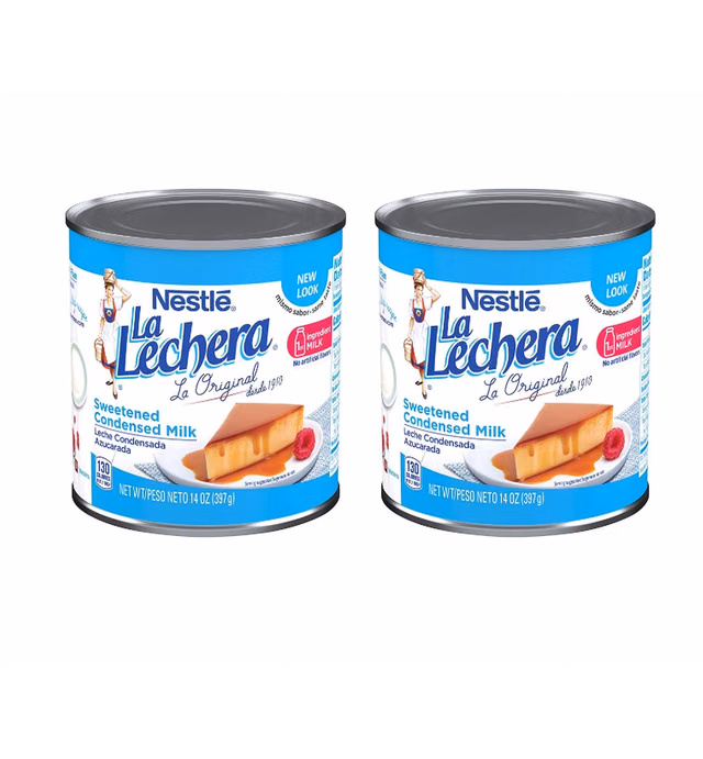 Nestle La Lechera Sweetened Condensed Milk, (2 Pack, Total of 28oz)