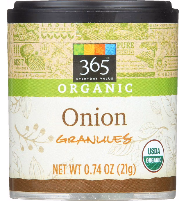 365 by Whole Foods Market, Onion Granules Organic, 0.74 Ounce