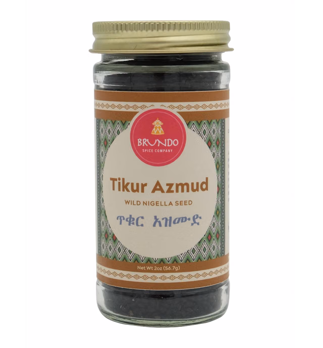 Tikur Azmud | Authentic Nijella Seeds | Imported and Made in Ethiopian | NON GMO and Organic | ጥቁር አዝሙድ (2 oz)