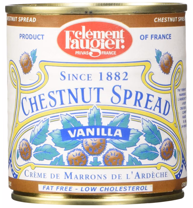 Clement Faugier Gourmet Chestnut spread with vanilla from France 8.8oz
