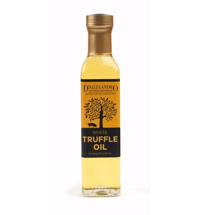 D'allesandro 8 oz. White Truffle Oil, Kosher Parve Certified