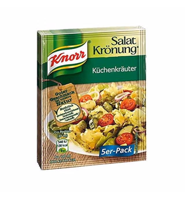 From Germany Knorr Salat Kronung Kuchenkrauter Salad Dressing 5 Pack