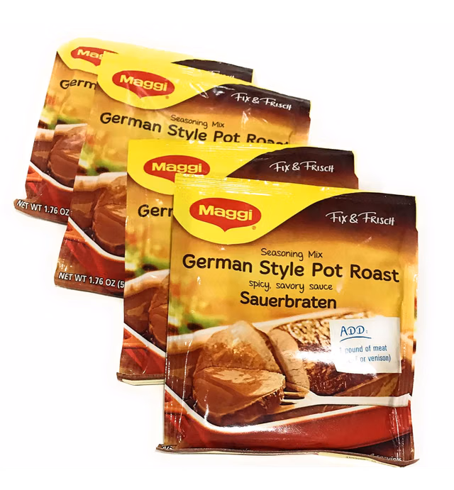 Maggi Pot Roast, Sauerbraten 1.76 Oz (Pack of 4)