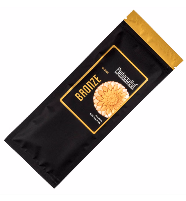 PerfectaGel Bronze Gelatin Sheets (140 Bloom) - 20 Sheets