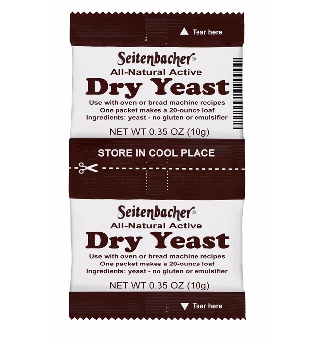 Seitenbacher Active Dry Yeast, 0.35 Ounce (Pack of 32)