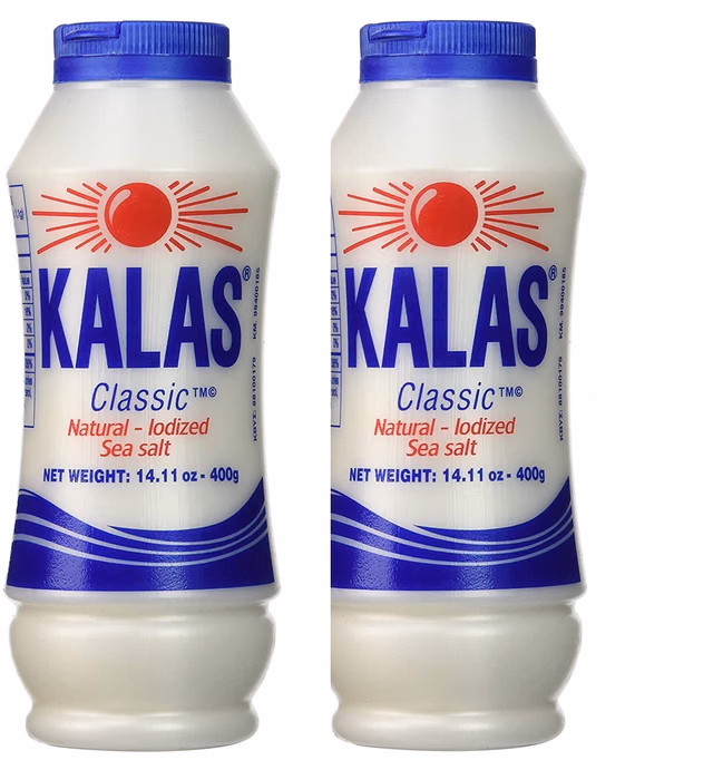 Kalas Classic Greek Iodized Sea Salt (400 Gram) (2-Pack)