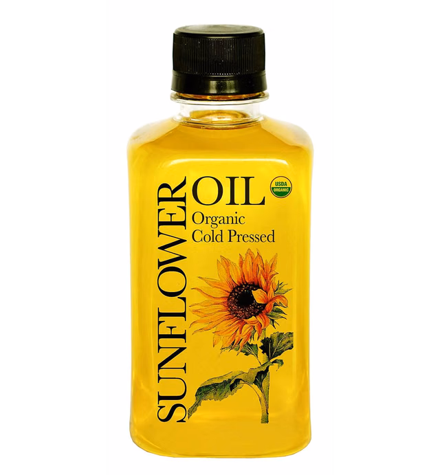 Daana Organic Sunflower Oil: Cold Pressed (12 oz)