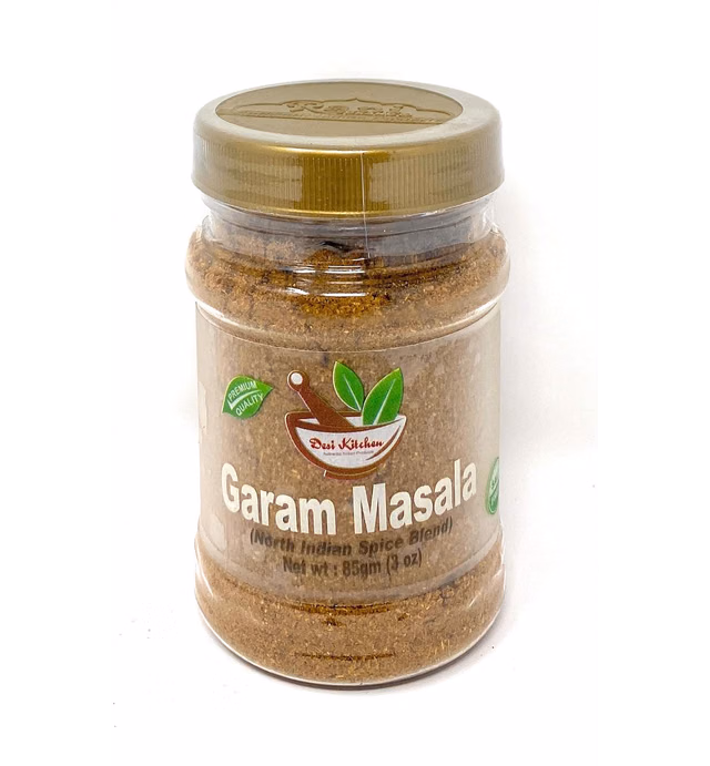 Desi Kitchen Spices All Natural || NON GMO || Vegan || Salt Free || Garam Masala (North Indian Spice Blend) Indian 11 Spice Blend 3oz
