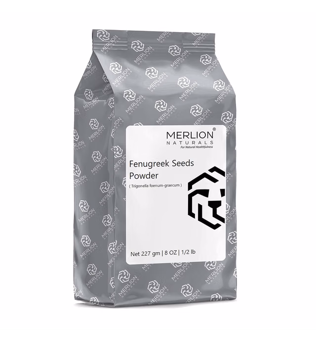 Fenugreek Powder by Merlion Naturals | Trigonella foenum-graecum | 227gm / 8OZ