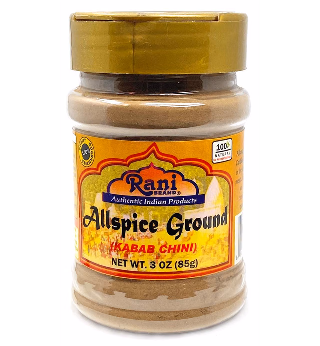 Rani Allspice (Kabab Chini) Ground Powder 3oz (85g) PET Jar ~ All Natural | Vegan | Gluten Friendly | NON-GMO | Indian Origin