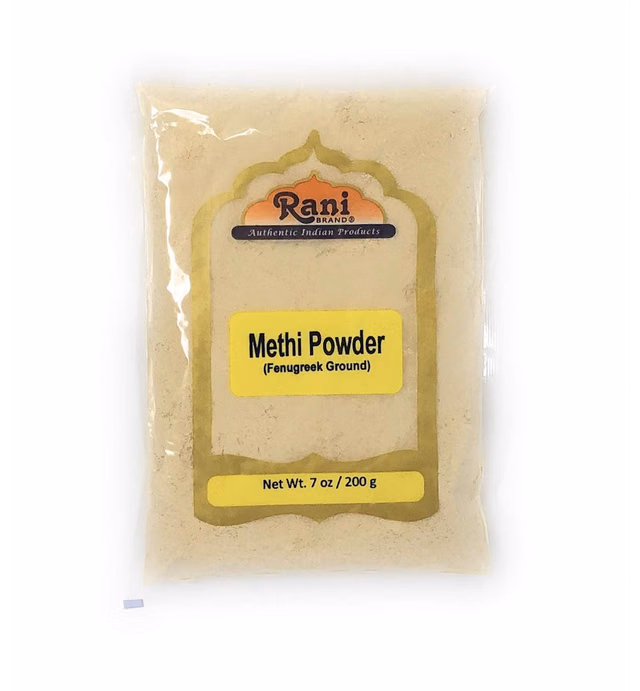 Rani Fenugreek (Methi) Seeds Ground Powder 7oz (200g) Trigonella foenum graecum ~ All Natural | Vegan | Gluten Friendly | Non-GMO | Indian Origin, used in cooking & Ayurvedic spice