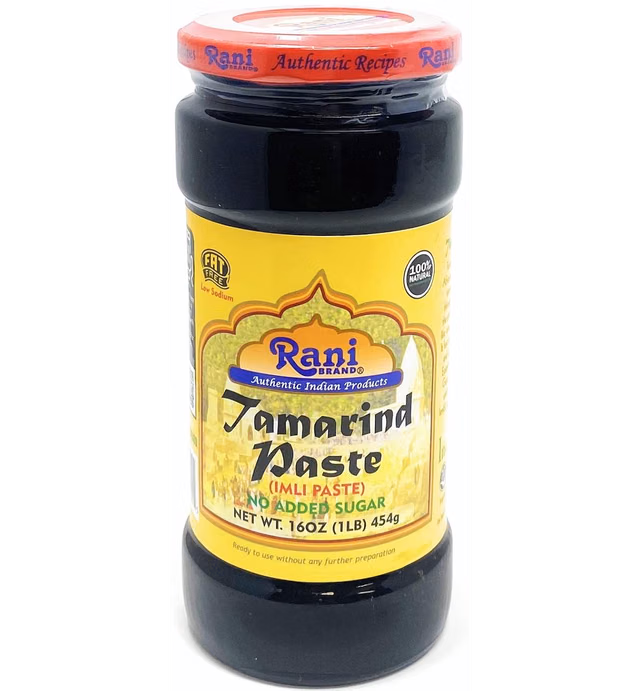 Rani Tamarind Paste Puree (Imli) 16oz (1lb) 454g Glass Jar, No added sugar ~ All Natural | Vegan | Gluten Free | No Colors | NON-GMO | Indian Origin