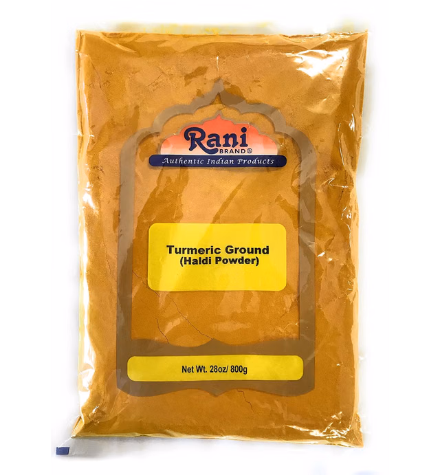 Rani Turmeric (Haldi) Root Powder Spice, (High Curcumin Content) 28oz (800g) ~ All Natural | 100% Pure, Salt Free | Vegan | Gluten Friendly | NON-GMO | Indian Origin
